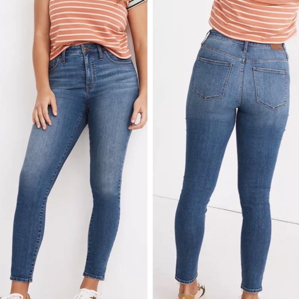 Madewell Curvy High Rise Skinny Crop Jeans